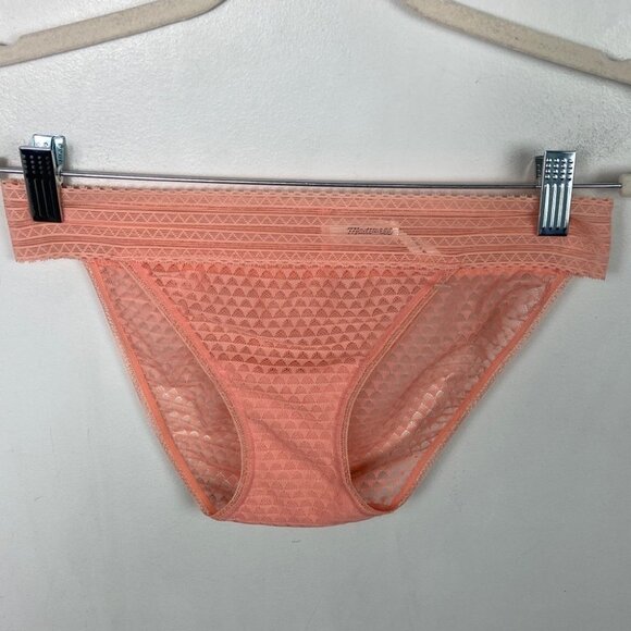 NEW Madewell Mesh Bikini Bottom Underwear Size Small Panties Light Blossom Boho - Picture 7 of 8